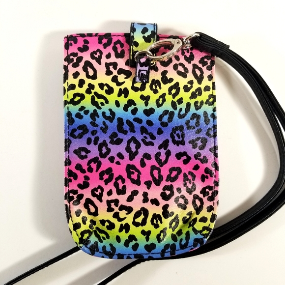 80s Style Bright Neon Wallet - Picture 2 of 5